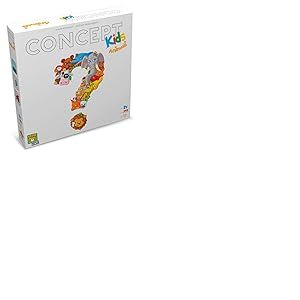 Asmodee - Jeu de plateau Concept Kids animaux pour toute la famille, 4 ans et plus, 2-12 joueurs, version italienne