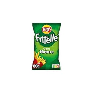 Lay's Fritelle, Avec Sa Forme Originale De Frite, Fritelle Goût Nature, 80 g