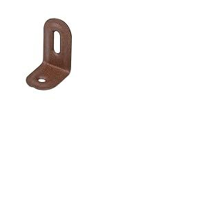 Alberts 822491 DURAVIS® Équerre réglable | emboutie | couleur rouille, à couche duplex | taille 28 x 40 x 22 mm | kit de 50