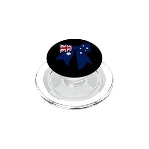 Ruban Coquette Drapeau Australien Australien Fille PopSockets PopGrip pour MagSafe