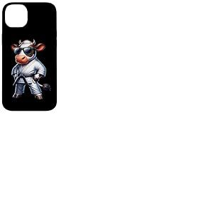 Vache Karate Cool Avec Ceinture Noire Coque pour iPhone 14 Plus