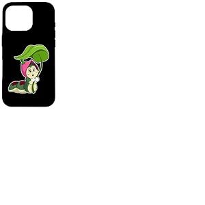 Caterpillar avec Feuille comme Parasol Coque pour iPhone 16 Pro