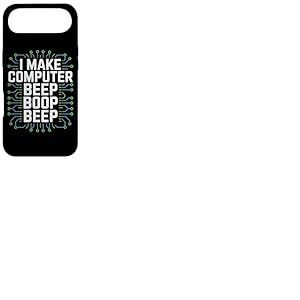 I Make Computer Beep Boop Beep Ing&eacute;nieur r&eacute;seau Coque pour iPhone Air