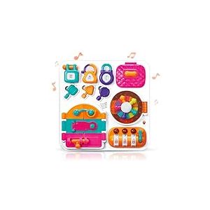 auby Sing Lock n' Code Busy Board, Sensory Toys Music, Birthday Gifts for Kids Age 7m+, EC461604A