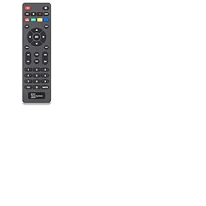 TELE System Télécommande d'origine pour Décodeur Numérique Terrestre Minion et TS6815 T2HEVC : contrôle fiable et intuitif, compatibilité Totale, Facile à Utiliser et à Installer