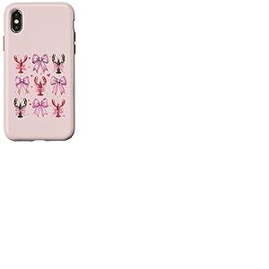 Écrevisse écrevisse, Fille, Coquette, nœud Rose, Maman Coque pour iPhone X/XS