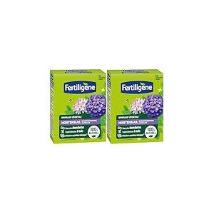 FERTILIGENE FEGHOR650 - Engrais V&eacute;g&eacute;tal Hortensias, Rhododendrons, Cam&eacute;lias 650 g - Fleurs plus abondantes -Seulement 1 application en 3 mois -Jusqu'&agrave; 26 plantes - Produit 100% naturel avec z&eacute;olite