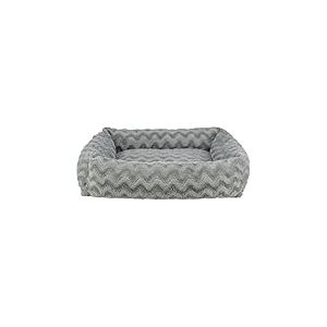 TRIXIE Lit orthopédique Vital Loki pour Chien 65 × 50 cm en Gris - Coussin pour Chien de Haute qualité avec Mousse à mémoire de Forme - Panier pour Chien pour Petits Chiens - 37931