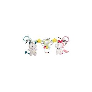 Fehn Aiko & Yuki 057157 Cha&icirc;ne d&rsquo;Activit&eacute;s avec Figurines Suspendues pour Poussette, Coque B&eacute;b&eacute;, Lit B&eacute;b&eacute;, Berceau, Arche de Jeux - Pour B&eacute;b&eacute;s et Tout-Petits d&egrave;s 0 Mois