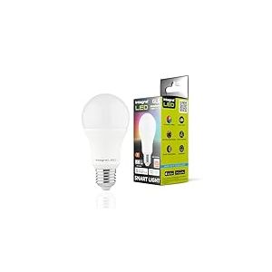 Integral LED lot de 4 ampoules Smart GLS E27 &agrave; variation de couleur 2.4GHz WiFi - Blanc chaud, froid et lumi&egrave;re du jour 2700K-6500K, 806lm, 8,5W (&eacute;quivalent 60W) - Compatible Alexa & Google Home