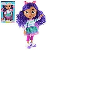Gabby et la Maison Magique - Gabby Dollhouse - Poupée À Fonctions 30 Cm - Avec Accessoire Oreilles De Chat - Sons & Lumières - Dessin Animé Jouet Maison De Poupée - Jouet Enfant 3 Ans Et +