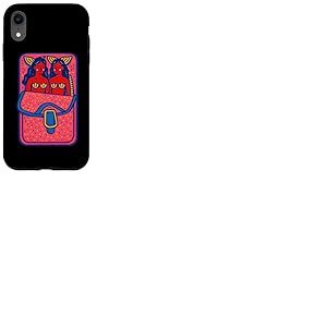 Sirène jumeaux fantaisie fantaisie vibrante Coque pour iPhone XR