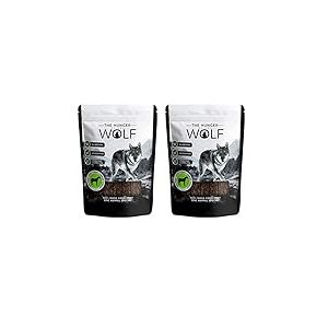 The Hunger of The Wolf Friandises pour Chien, 100% Viande de Cheval, 200 g (Lot de 2)