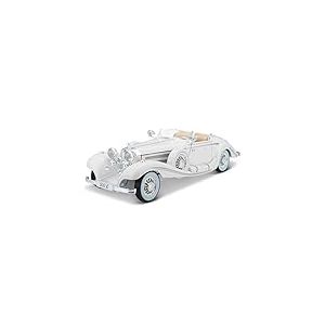 Maisto - 36055w - V&eacute;hicule Miniature - Mod&egrave;le &Agrave; L'&eacute;chelle - Mercedes 500k Spezialroadster - Echelle 1/18, Blanc