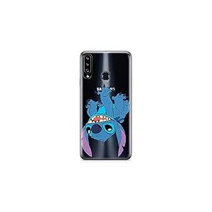 ERT GROUP Coque de téléphone Portable pour Samsung A20S Original et sous Licence Officielle Disney Motif Stitch 013 Parfaitement adapté à la Forme du téléphone Portable, partiel imprimé