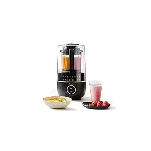 Panasonic MX-HG4401KXE Blender Chauffant, 1.2L, 800W, Chaud et Froid, 9 modes Automatiques, 10 Vitesses, Minuterie, Maintien au Chaud, Nettoyage Automatique, Noir et or Rose