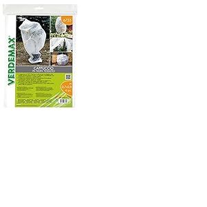 Verdemax 6755 Lot de 6 Capuchons en Tissu Non tissé Blanc 17 g/m m² 0,7 x 0,8 m