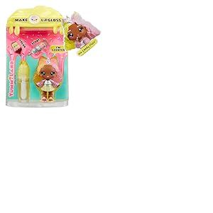 Yummiland Lip Gloss Poupée - Nia Candy Fluff - Inclut le Kit DIY Lip Gloss, Convient aux Enfants de 4 Ans et Plus