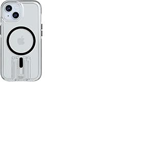 tech21 Evo Crystal Kick Coque pour iPhone 15 Plus, Compatible avec MagSafe, Étui de téléphone de Base, TPU Material, Clear/Noir, 15x Militaire Protection des Chutes: 4,9m