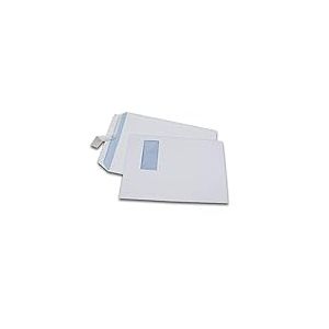GPV - Boite de 250 Pochettes - Format C4 (229x324 mm), fenêtre de 110x50 mm, qualité papier blanc : 90 g/m2 - Certifié PEFC