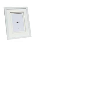 DEKNUDT Frames - Cadre photo avec double passe-partout - Blanc - Pour photo de 20 x 30 cm - En bois MDF - Pour accrocher ou poser - S65KK1 P1 20x30cm