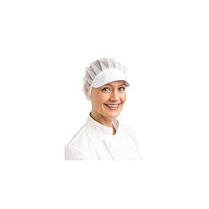 Whites Chefs Apparel B226 Chapeau&agrave; visi&egrave;re en filet Blanc