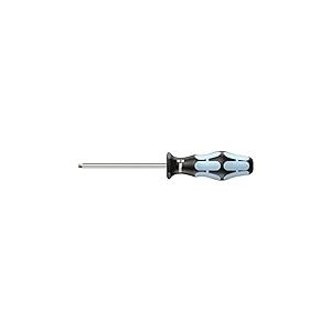 Wera 05032071002 3368 Tournevis pour vis à empreinte carrée, acier inoxydable, # 2 x 100 mm, Noir/Ice bleu