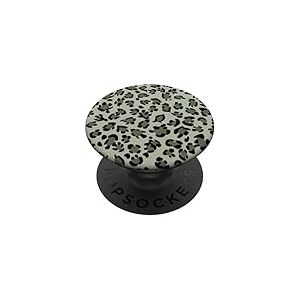 Sage Green Leopard Print Trendy Cheetah PopSockets PopGrip Adhésif