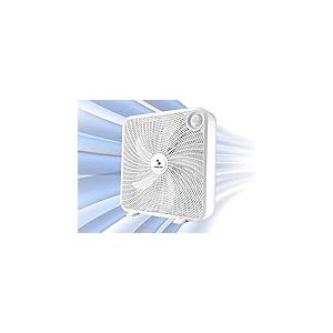 BEPER P206VEN550 Grand ventilateur puissant, 50 cm - Ventilateur en caisson avec 5 pales pour le sol ou la table, conçu pour les grands environnements