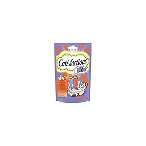 Catisfactions Friandises pour chat – Goût poulet & Canard – Récompenses pour chats adultes et chatons – Pack de 6 sachets de 60 g