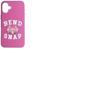 Bend and Snap Football Game Day Coquette Bow Pink Football Coque pour iPhone 16 Plus