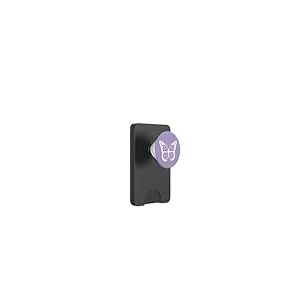 Violet Rose Papillon Lavande Papillon Lilas Monarque PopSockets PopWallet pour MagSafe