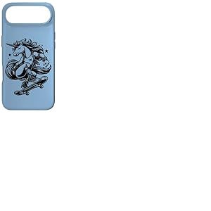 Skater Unicorn Fans Skateboard Licorne Coque pour iPhone Air