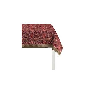 APELT Tischdecke, Coton, Rot, 130 x 130 x 0,2 cm