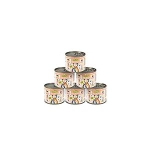 GranataPet Delicatessen - Lot de 6 boîtes de 200 g de Nourriture Humide pour Chats - sans céréales et sans Sucre - À Haute teneur en Viande et huiles de qualité supérieure