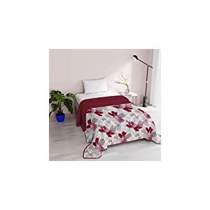 Italian Bed Linen Couette d’été « Fantasy », Passion, 1 Place 170x270cm