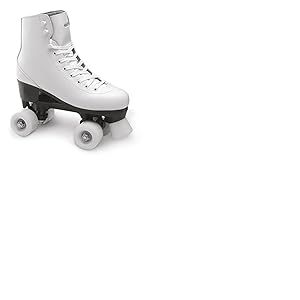 Roces RC1 Classic Roller Patins à Roulettes, Quad Skates Mixte Adulte, Blanc, 42 EU