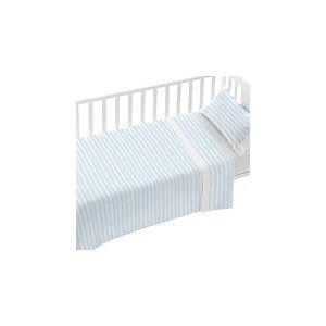 Burrito Blanco Draps pour Berceau, Berceau, Mini Berceau, alg. 011 Bleu | pour Berceau de 50 cm (+ Dimensions Disponibles) | Draps bébé