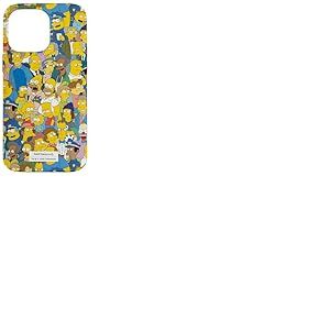 Coque pour iPhone 14 Pro Max Impression des personnages des Simpsons Springfield