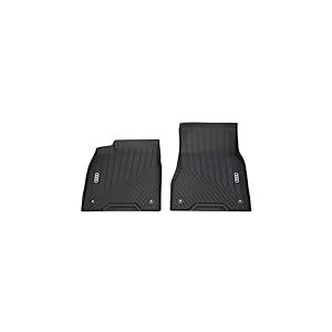 Audi Tapis de Sol Toutes Saisons, Caoutchouc, Compatible avec Q6 e-tron, Protection Avant, Noir