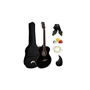 TIGER ACG2-BK Pack de Guitare acoustique - Noir