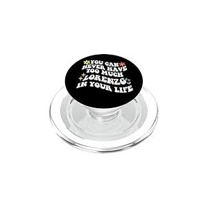 Retro Groovy, vous ne pourrez jamais avoir trop de LORENZO dans votre sac PopSockets PopGrip pour MagSafe