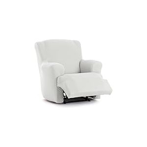 ECOMMERC3 Housse de Fauteuil Pieds Ensemble de Relaxation bi-élastique en Une Seule pièce - Housse de canapé Pieds Ensemble Relax Couleur Blanche Ajustement Mousse de Fixation