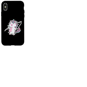 Licorne à la pêche Coque pour iPhone X/XS