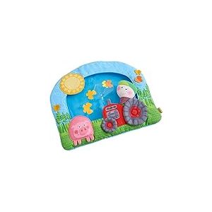 HABA 305222 – Tapis de Jeu d'eau pour la Ferme avec éléments de Jeu Polyvalents pour favoriser la Perception et la motricité, Jouet pour bébé à partir de 6 Mois