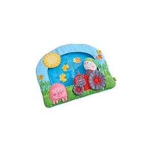 HABA- Schwein 305222 – Tapis éléments de Jeu Polyvalents pour stimuler la Perception et la motricité, Jouet pour bébé à partir de 6 Mois, Bleu