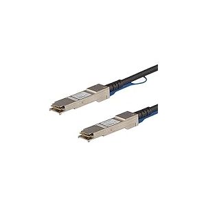 StarTech.com Câble QSFP+ à connexion directe de 5 m - Conforme à MSA - Cordon QSFP+ 40G - Câble Twinax passif - Câble DAC (QSFP40GPC5M)