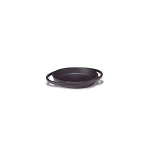 Pentole Agnelli Mini Plat en Fonte, Noir Mat 20 cm Noir