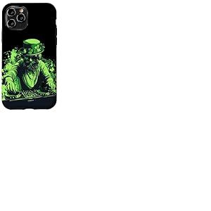 Déguisement de Lucky Beats avec Leprechaun DJ Vibes Coque pour iPhone 11 Pro