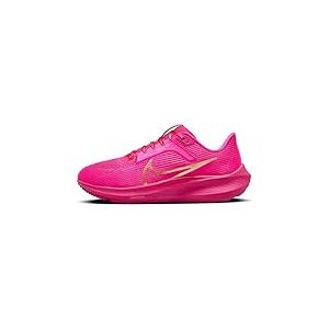 NIKE Femme W Air Zoom Pegasus 40 Basse, Fierce Pink MTLC Red Bronze Pink Foam, 43 EU
